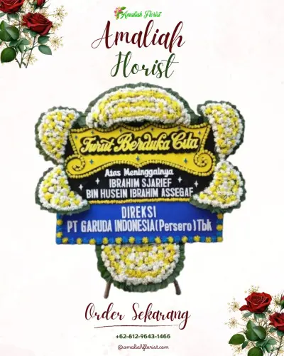 Papan Bunga Duka di Jati Sari