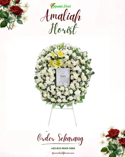 Krans Bunga Duka Cita di Jati Sari