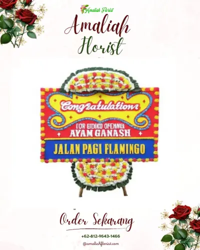Bunga Papan Congratulation di Jati Sari